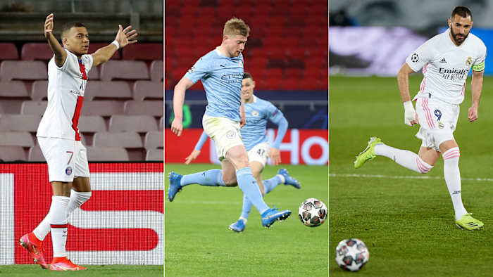 PSG, Manchester City and Real Madrid are on to the Champions League quarterfinals